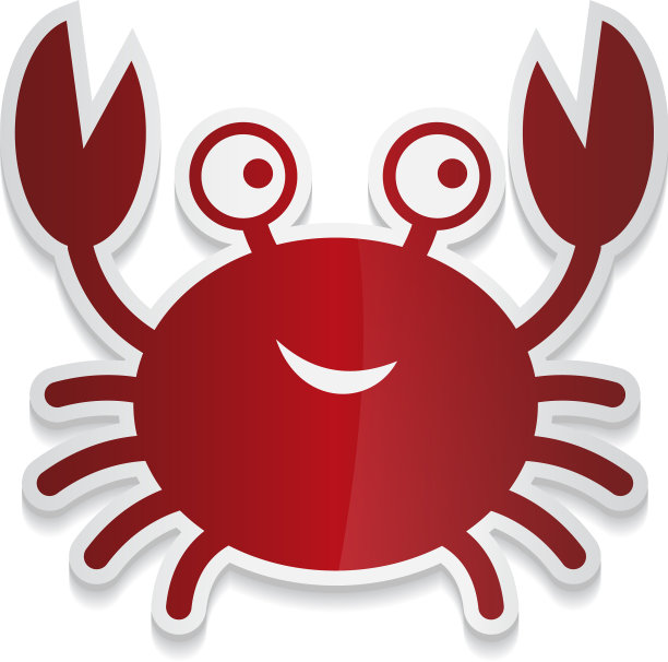 快乐的蟹字符图片下载