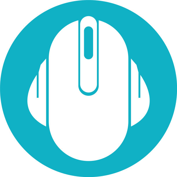 视频游戏玩家鼠标图标图片下载