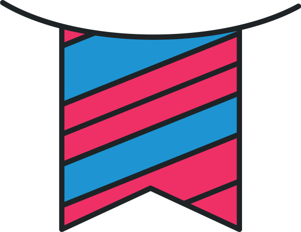 花环挂饰孤立图标图片下载