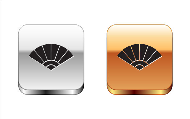 黑色传统的中国或日本纸图片下载