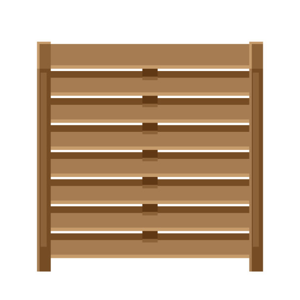 白色木栅栏图片下载