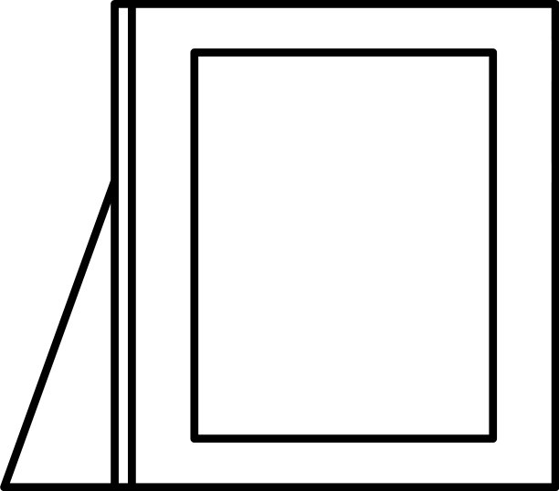 木雕人像画线条风格图标图片下载
