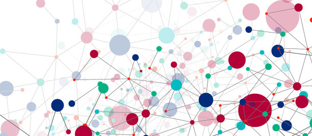 线点连接几何抽象图片下载