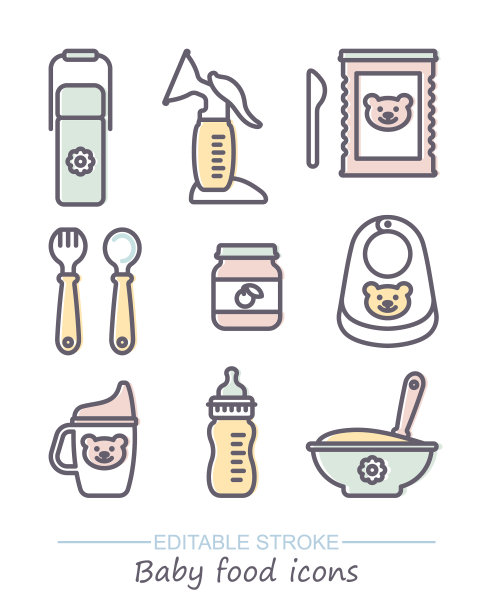 图标设置食品线图标用图片下载