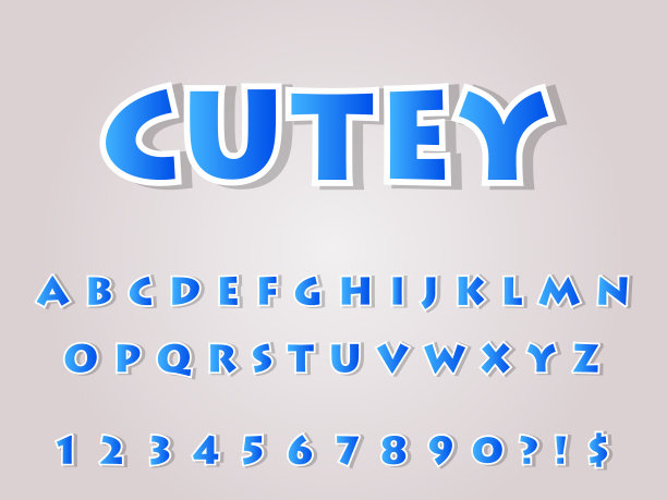 可爱的字体女性的字体女性的字母可爱图片下载