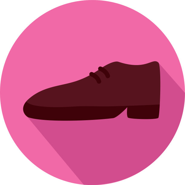 孤立男性鞋图标设计图片下载