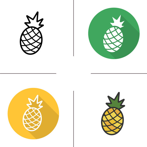 菠萝图标图片下载