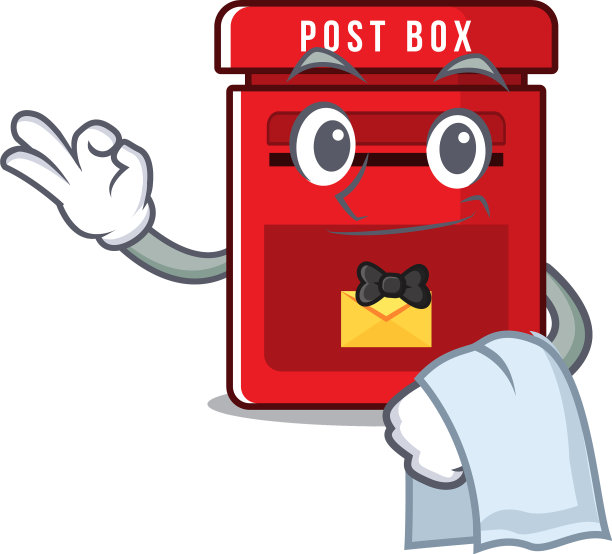 信箱里有个服务生吉祥物图片下载