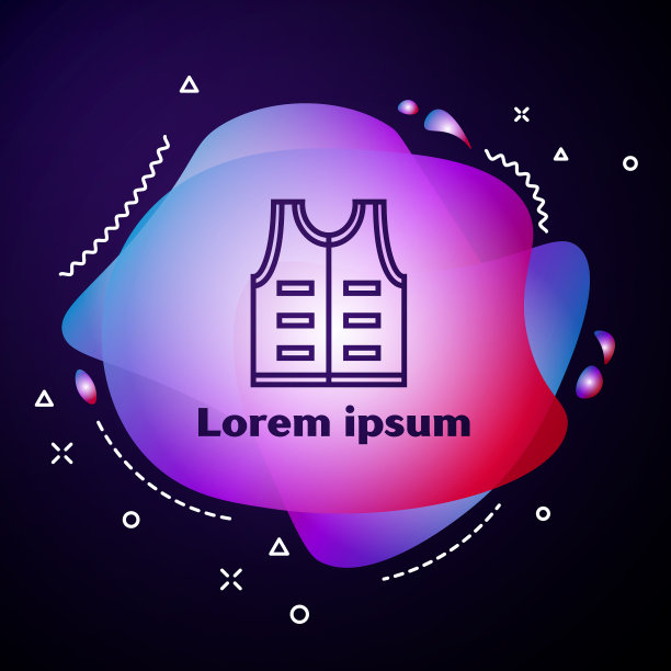 深蓝上的紫色狩猎夹克图标图片下载