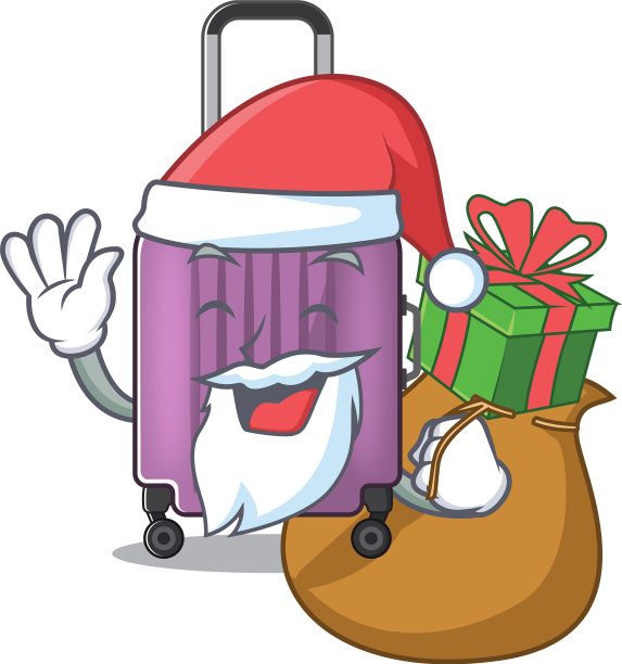 可爱旅行箱卡通图片下载
