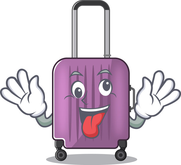 可爱旅行箱卡通图片下载