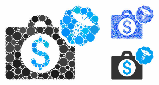 医疗业务组成图标圆点图片下载