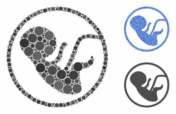 人类胚胎组成图标球项目图片下载