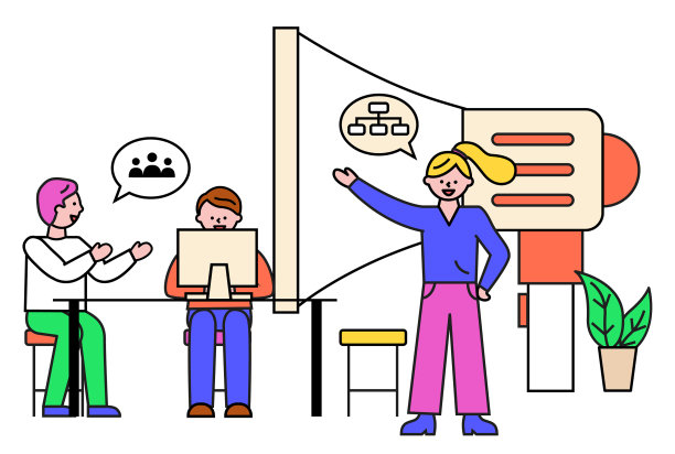 在办公室里从事商业项目的人图片下载