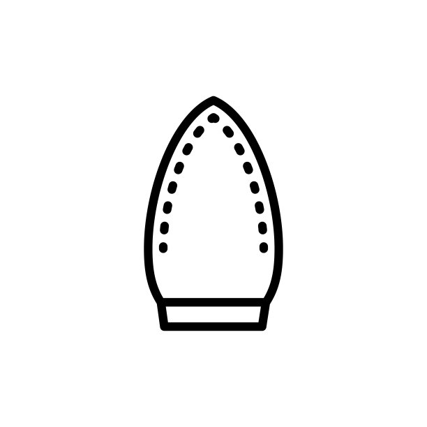 电熨斗图标平面矢量模板设计新潮图片下载