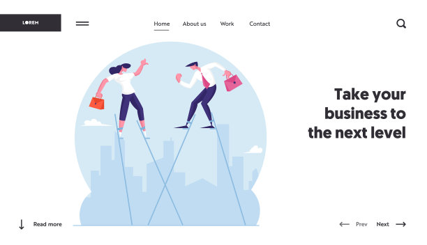 超越环境的商业人士图片下载