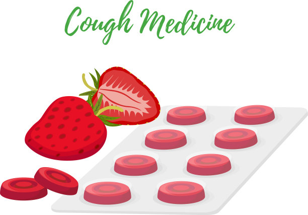 塑料草莓止咳药图片下载
