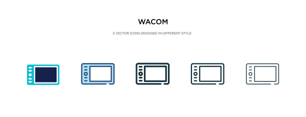 Wacom图标（双色风格）图片下载