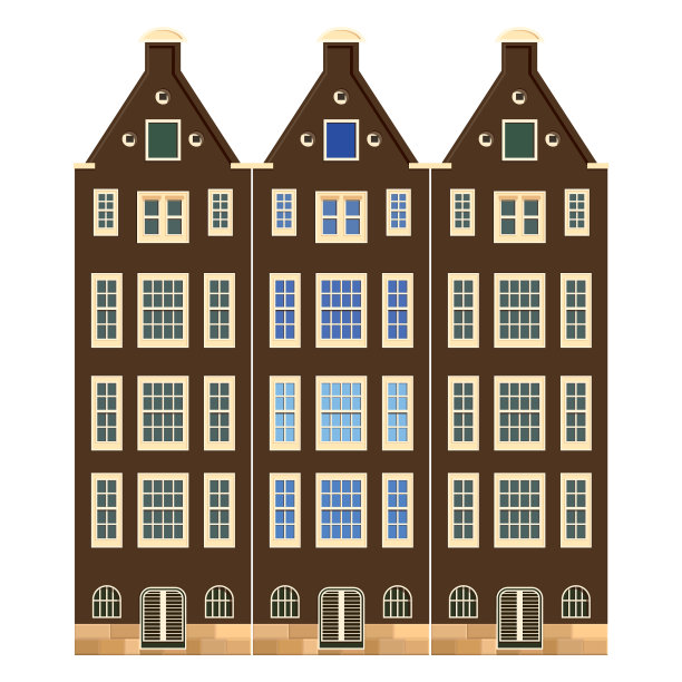 荷兰传统建筑图片下载