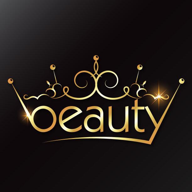 美容院金冠设计图片下载