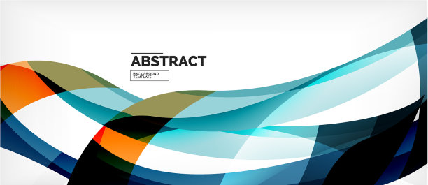 彩色的波浪线抽象的背景颜色图片下载