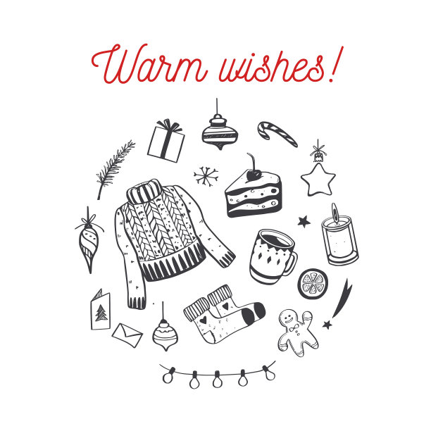 圣诞快乐，恭贺新禧图片下载