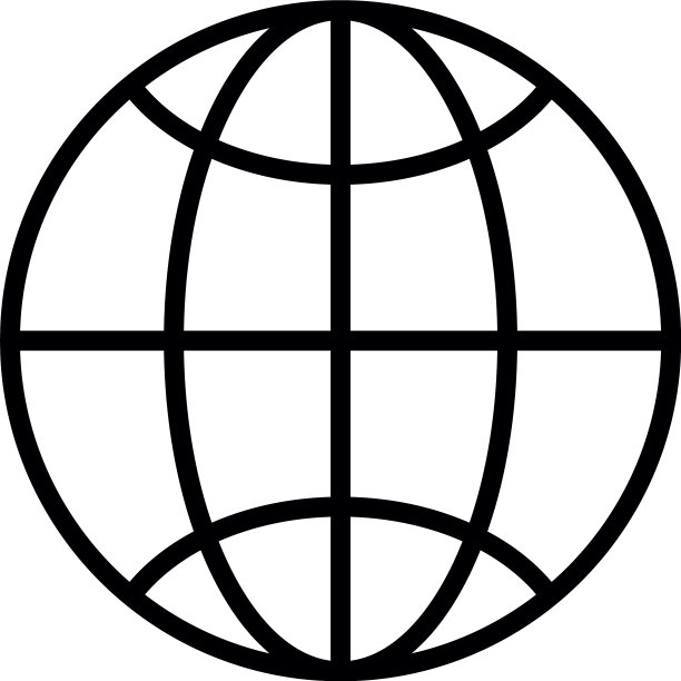球形行星浏览器隔离图标图片下载