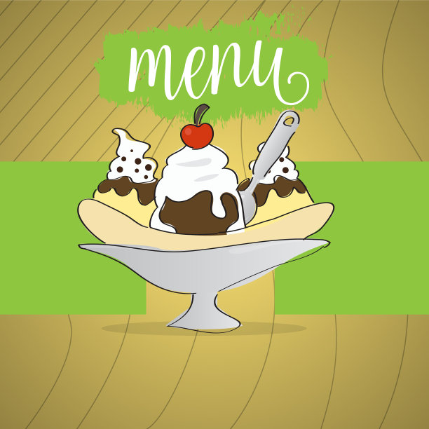 甜点菜单图片下载