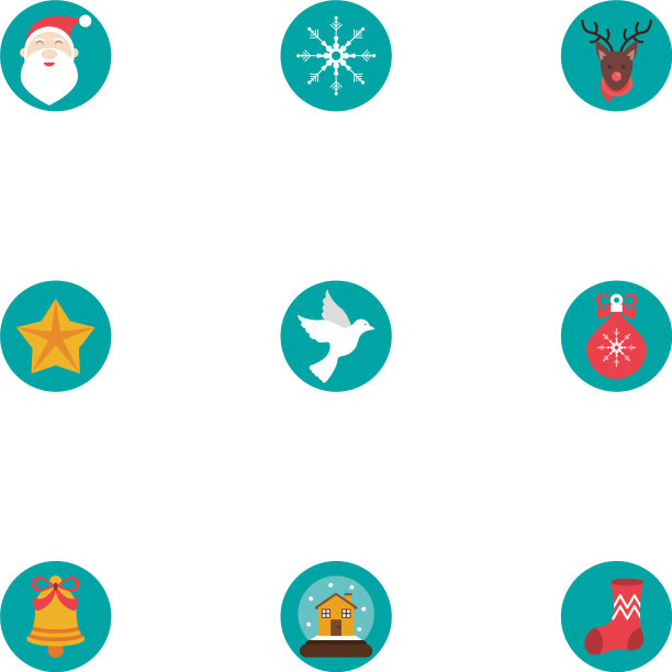 捆绑冬季设置图标图片下载