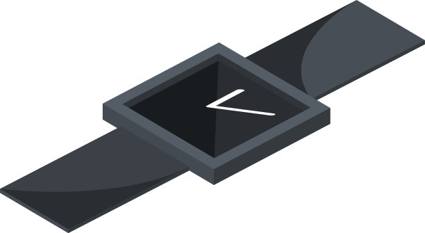 智能手表技术硬件设备等距图片下载