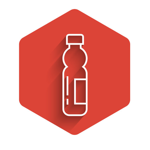 白线瓶水图标隔离与长图片下载
