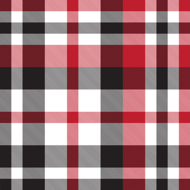 经典现代格子呢无缝格子图案图片下载