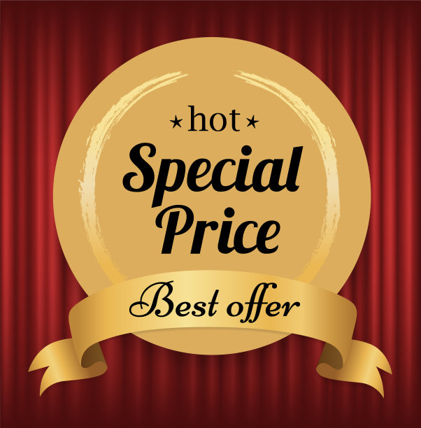 热特价优惠徽章带丝带图片下载