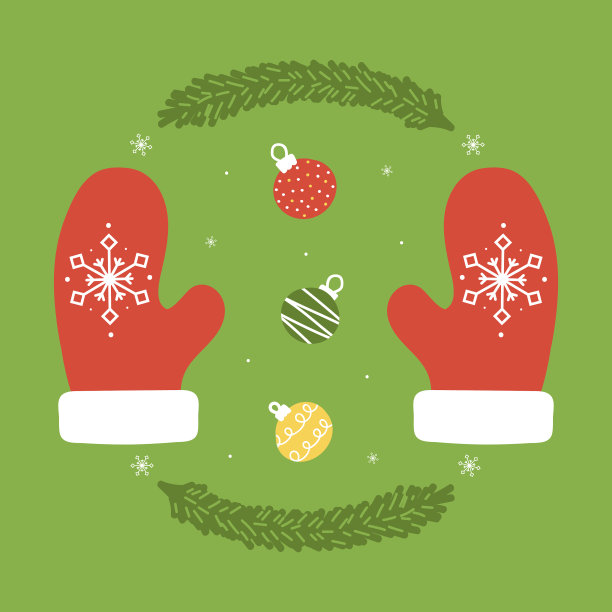 集圣诞和冬季元素图片下载