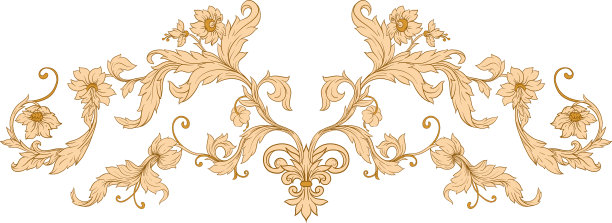 维多利亚时期巴洛克洛可可风格的元素图片下载