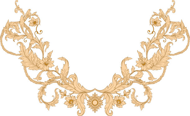 维多利亚时期巴洛克洛可可风格的元素图片下载