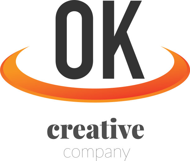 首字母ok有创意的图案标志图片下载