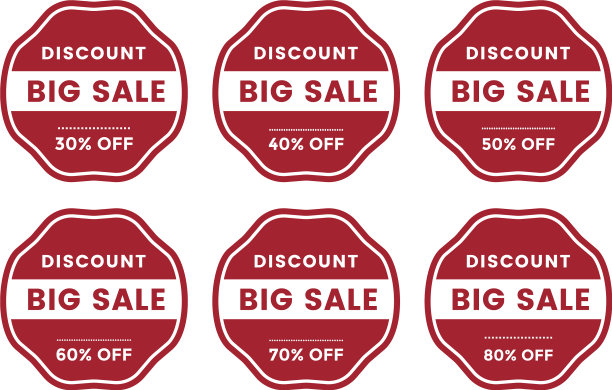 设置促销徽章图标标志图片下载