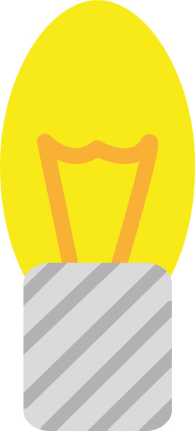 蜡烛，灯泡，能源，电光，平图标图片下载