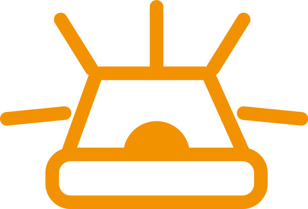 警觉注意灯能量电光图片下载