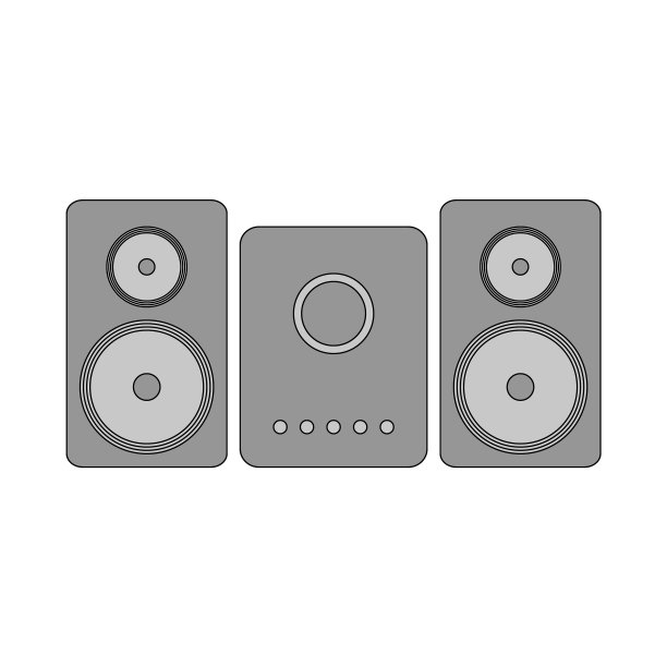 立体声音响系统图标图片下载