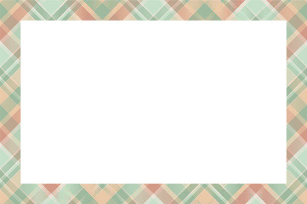 复古框苏格兰边界图案复古图片下载