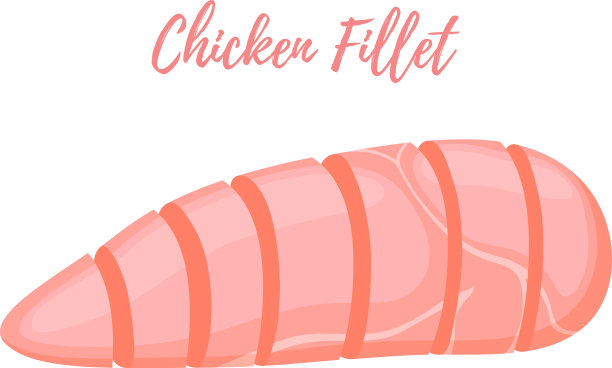 鸡柳切成天然农场肉图片下载