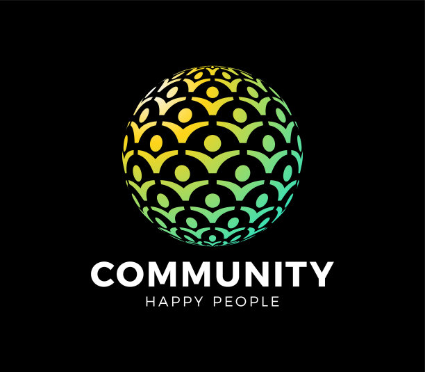 人物全球图标标志设计元素图片下载