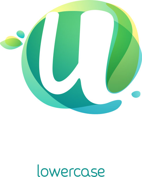 生态小写字母u标志重叠图片下载
