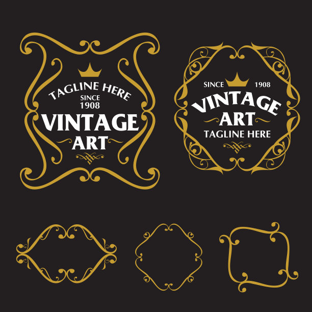 新艺术画框套装图片下载