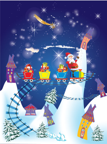 圣诞老人的到来图片下载