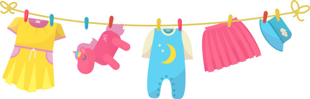 洗完衣服后给孩子洗可爱的小图片下载