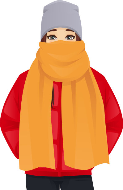 冬天的女子图片下载