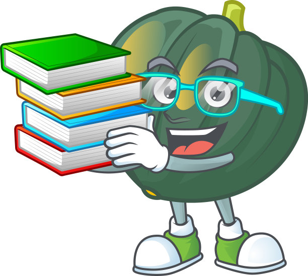 学生以书中的橡果南瓜为吉祥物卡通图片下载